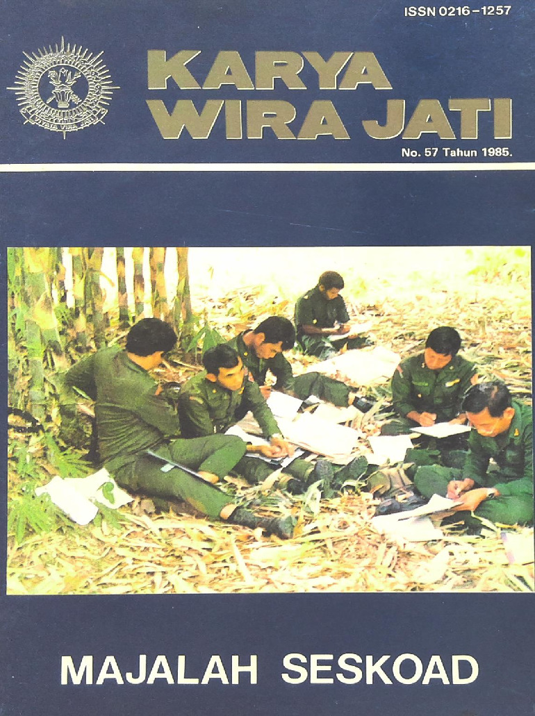 KARYA WIRA JATI MAJALAH SESKOAD NO 57 TAHUN 1985